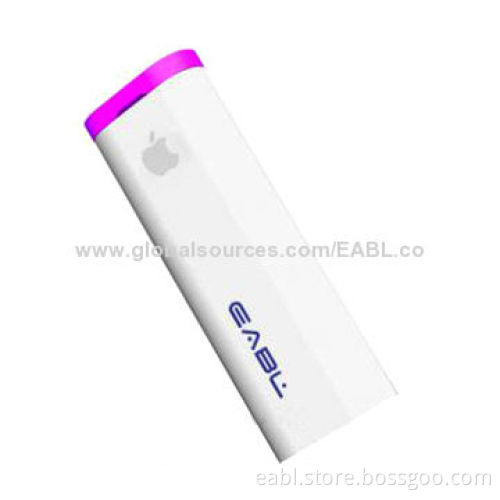 Micro USB Cable Power Bank for Mobile Phones/iPhone/iPad/Tablet PCs/MP3/MP4, 2,000mAh Capacity